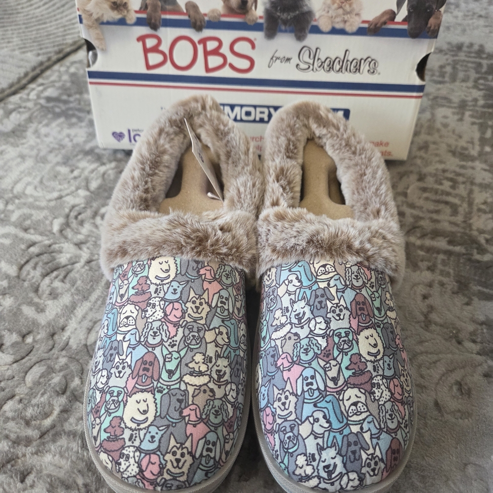 Skechers BOBS Womens Dog Parade Slip-On Shoes - Size 11
